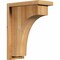 Ekena Millwork Huntington Rough Sawn Corbel w/Backplate, Western Red Cedar, 6"W x 12"D x 16"H COR06X12X16HUN01RWR - alternate 1